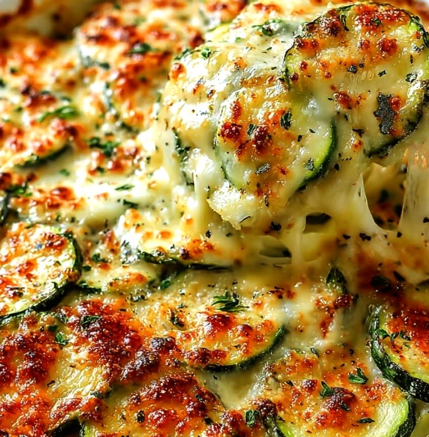 Crispy Baked Zucchini and Cheese