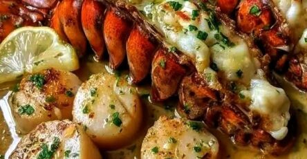 Garlic Butter Lobster & Scallop Bliss