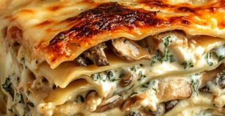 Chicken & Wild Mushroom Lasagna Cacciatore
