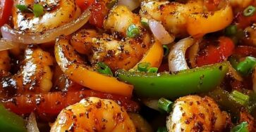 Healthy Shrimp and Pepper Stir-Fry