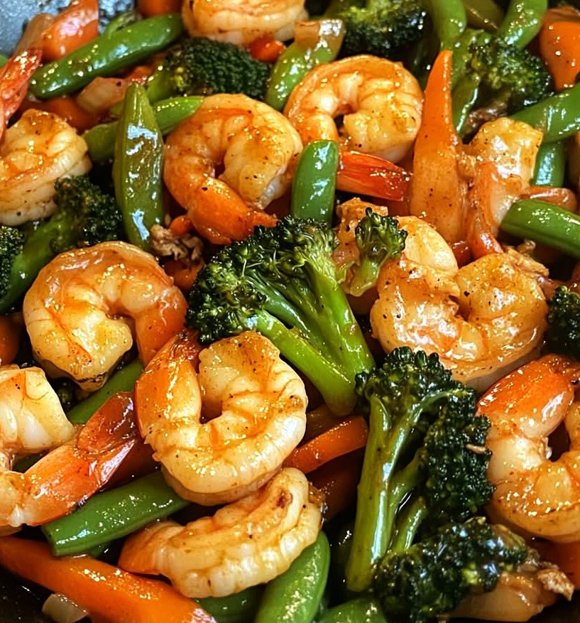 Quick & Saucy Shrimp Stir-Fry with Veggies