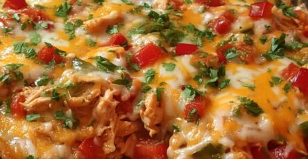 Creamy Fajita Chicken Casserole