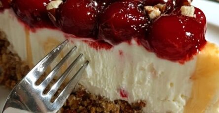 Cherry Pecan Cheesecake Lush