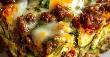 Zucchini and Meat Lasagna