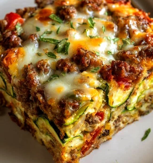 Zucchini and Meat Lasagna