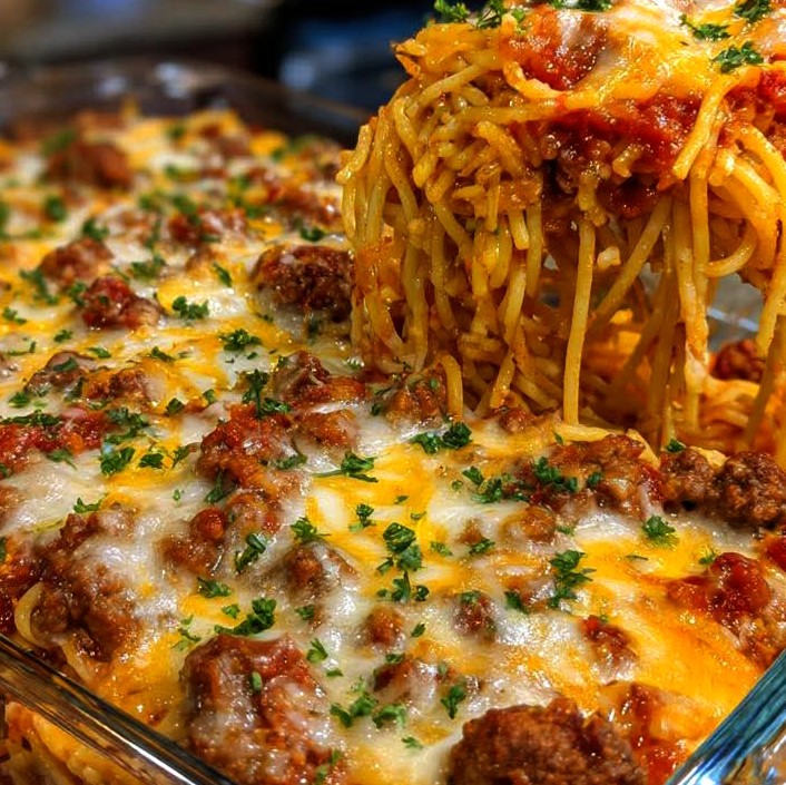 Million Dollar Spaghetti Casserole