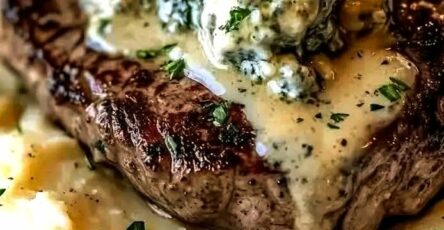 Creamy Tuscan Gorgonzola Steak with Fluffy Mashed Potatoes