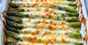 Cheesy Baked Asparagus Goodness