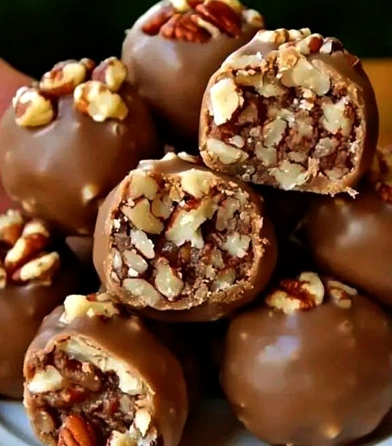 No-Bake Pecan Pie Balls