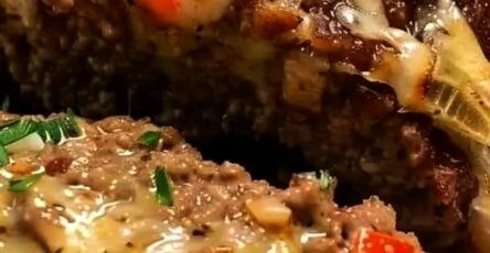 Philly Cheesesteak Meatloaf Recipe