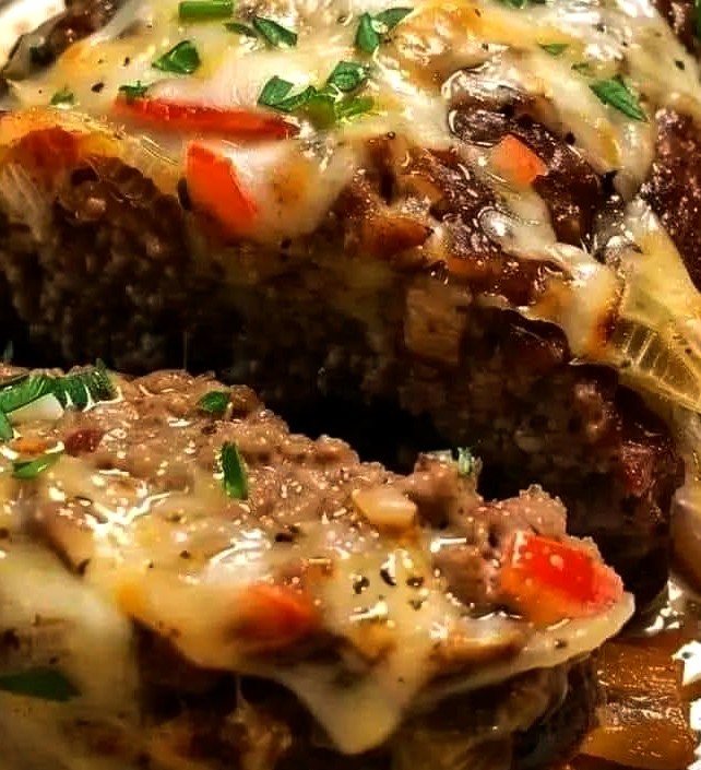 Philly Cheesesteak Meatloaf Recipe