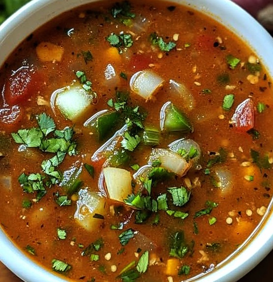 Hearty & Fiery Spicy Tortilla Soup