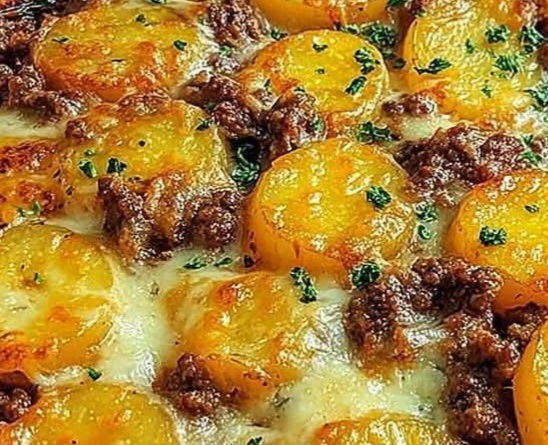 One-Pan Hobo Casserole with Ground Beef and Potatoes