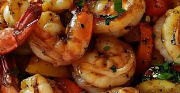 Lemon Herb Shrimp & Veggie Skillet