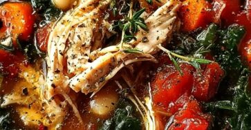 Hearty Tuscan Chicken Soup Recipe