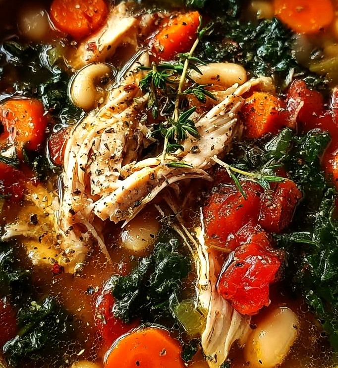 Hearty Tuscan Chicken Soup Recipe