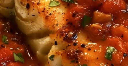 Quick Tilapia in Roasted Pepper Sauce