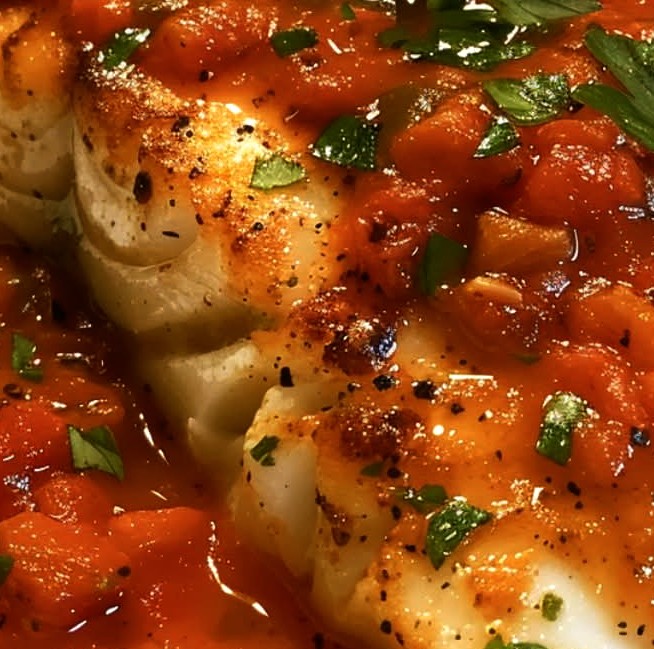 Quick Tilapia in Roasted Pepper Sauce