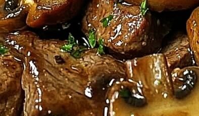 Savory Beef Tips with Mushrooms