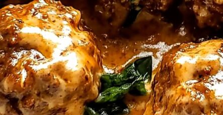 Creamy Tuscan Low-Carb Meatballs