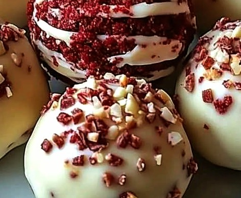 Red Velvet Cake Balls