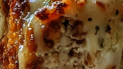 Garlic Parmesan Chicken Meatloaf