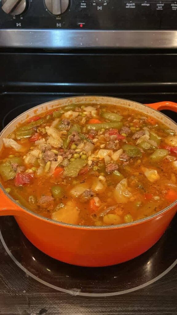 Vegetable Soup with Ground Beef Vegetable Soup with Ground Beef