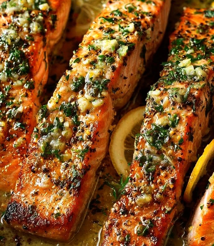 Garlic Butter Lemon Salmon