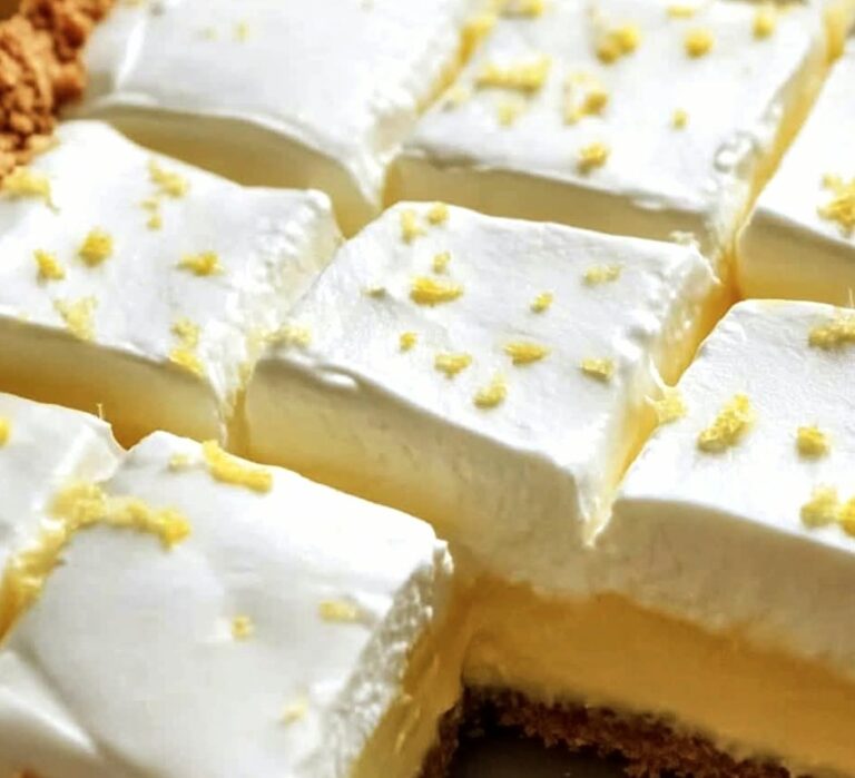 Easy Lemon Icebox Dessert Bars