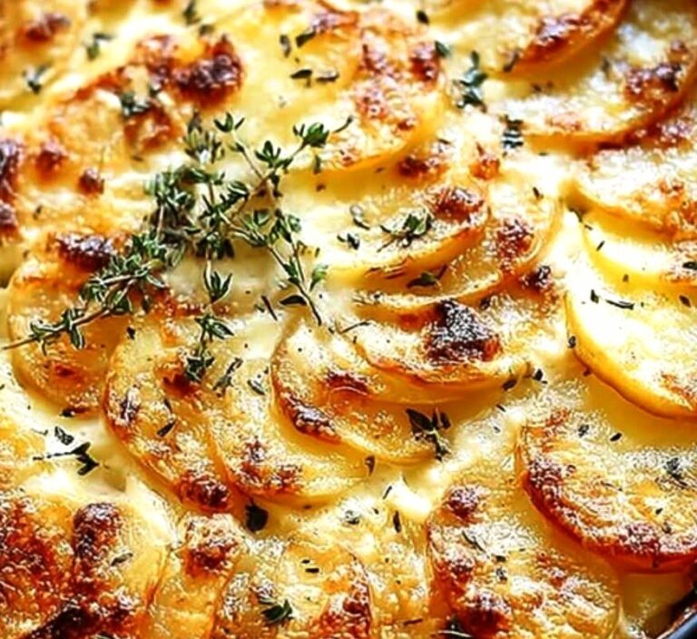 Crispy Parmesan & Gruyère Potato Gratin Crispy Parmesan & Gruyère Potato Gratin
