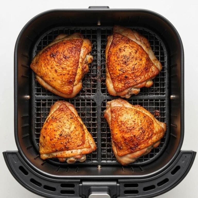 Crispy Air Fryer Chicken Thighs (Juicy, Golden & Ready in 30 Minutes)