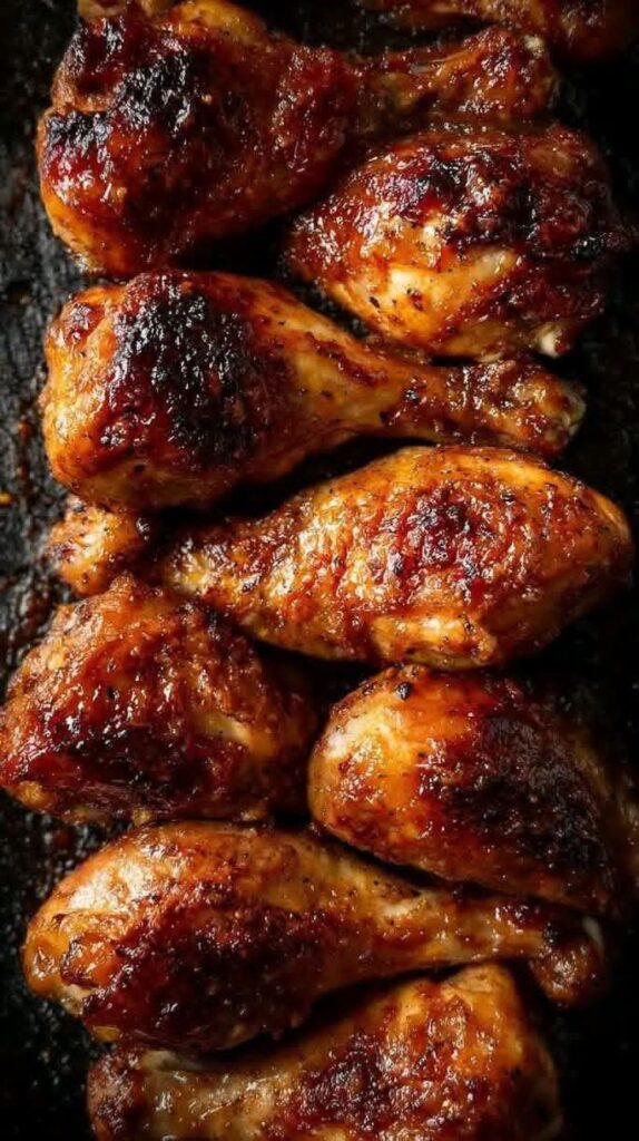 Crispy Oven Baked Chicken Drumsticks with Brown Sugar (Easy & Juicy Recipe)