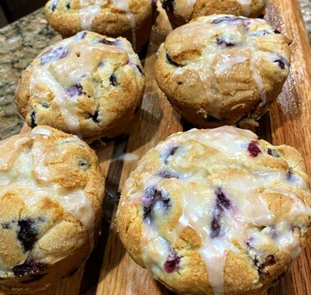 Keto Lemon Blueberry Muffins Keto Lemon Blueberry Muffins