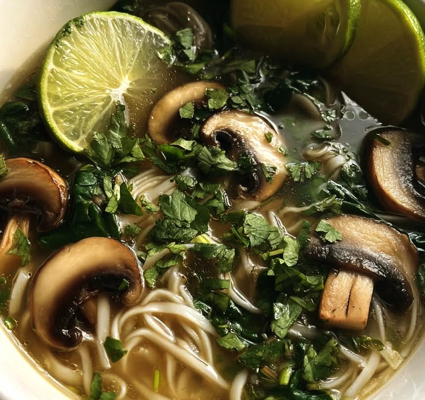 Easy Healing Ginger Garlic Noodle Soup