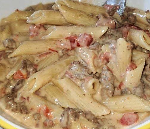 Cheesy Rotel Pasta Recipe Cheesy Rotel Pasta Recipe