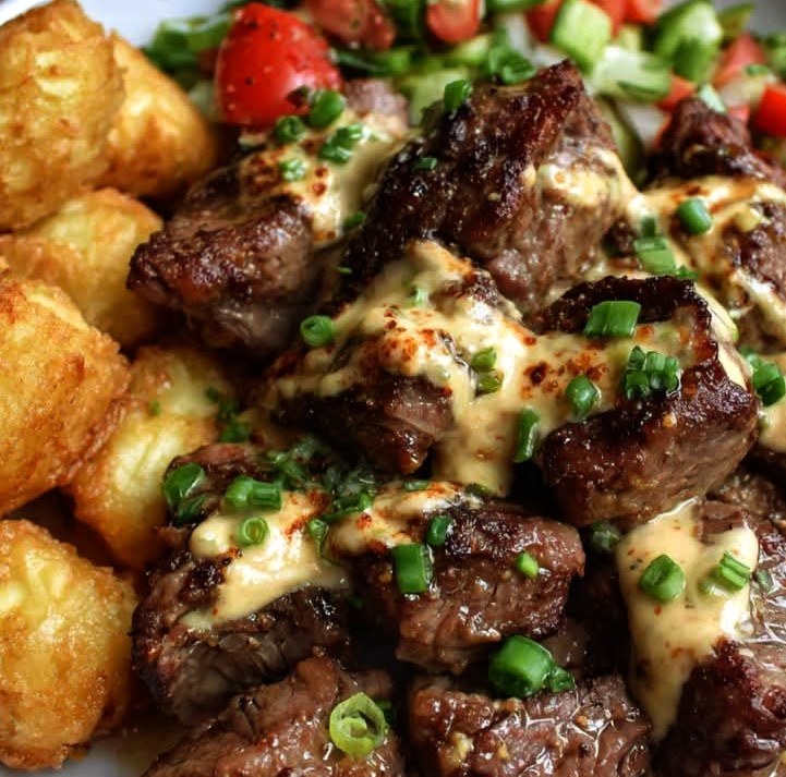 Juicy Air Fryer Steak Bites Juicy Air Fryer Steak Bites