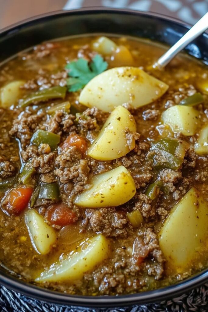 Green Chile Picadillo