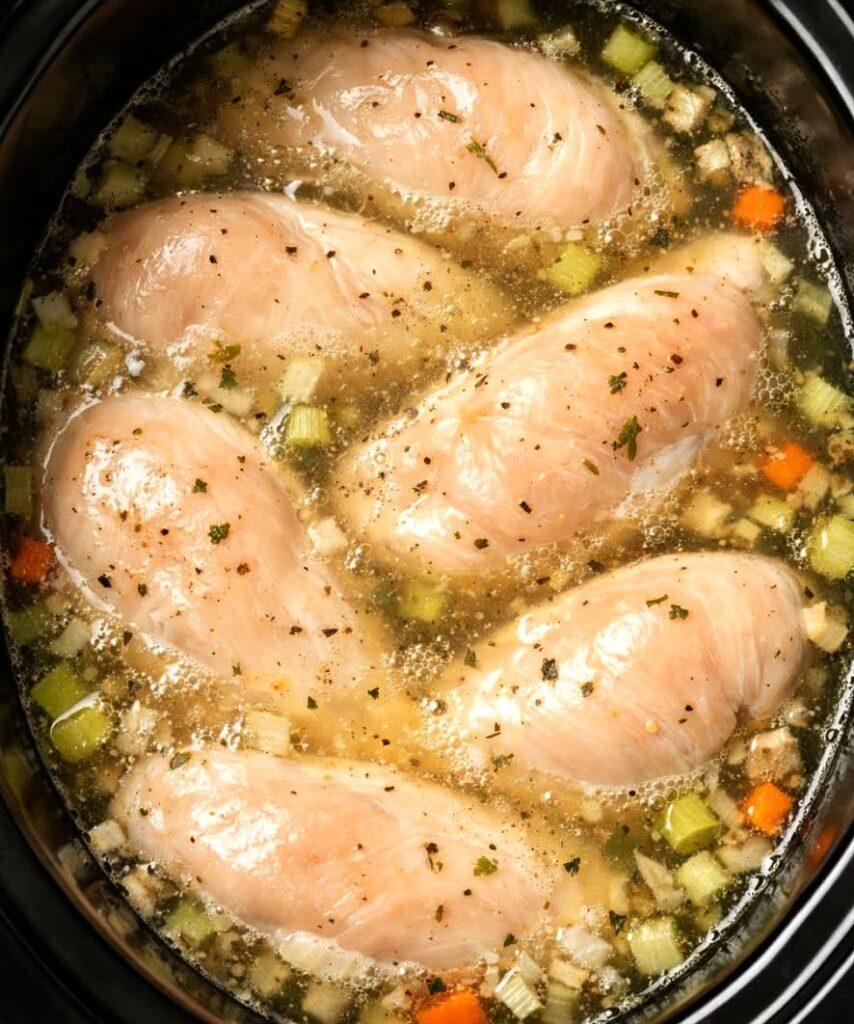 Slow Cooker Chicken and Dumplings