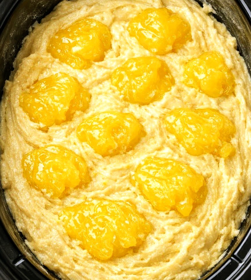 3-Ingredient Slow Cooker Lemon Spoon Cake 3-Ingredient Slow Cooker Lemon Spoon Cake