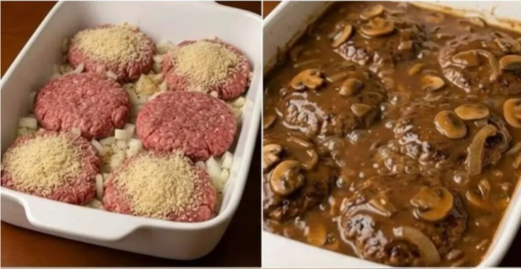 Salisbury Steak with Onion Gravy