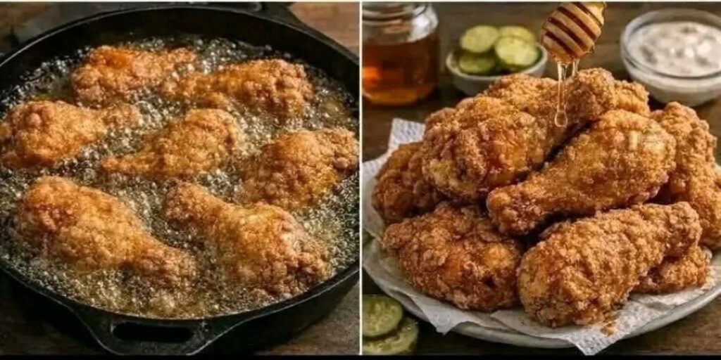 Golden crispy chicken