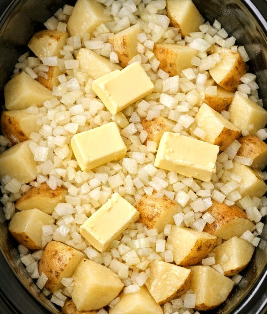 Slow Cooker Farmhouse Potatoes