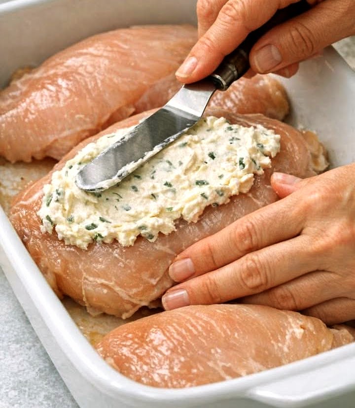 Simple Baked Cream Cheese Chicken Simple Baked Cream Cheese Chicken