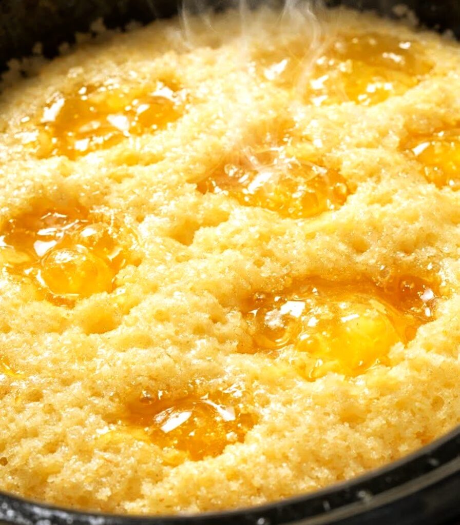 Easy 3-Ingredient Slow Cooker Lemon Cake