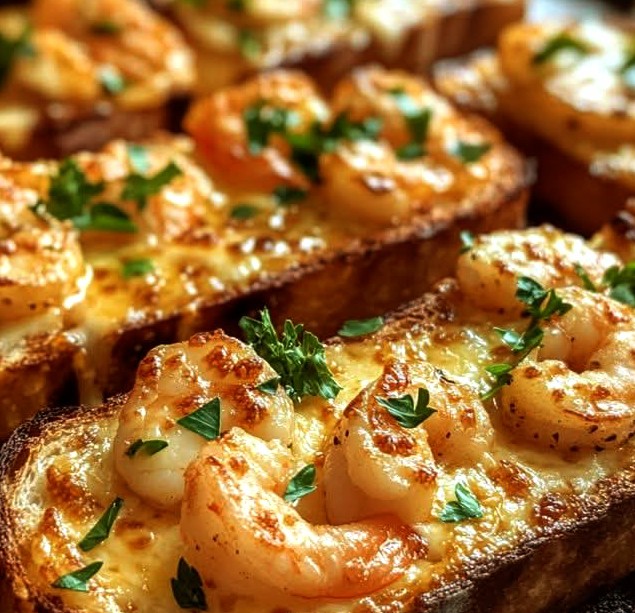 Cheesy Shrimp Toast