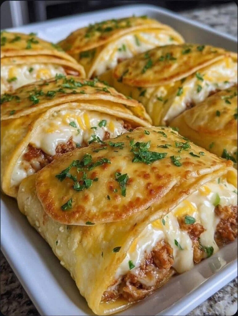 Loaded Cheesy Pocket Tacos (Crispy, Easy & Crowd-Pleasing)