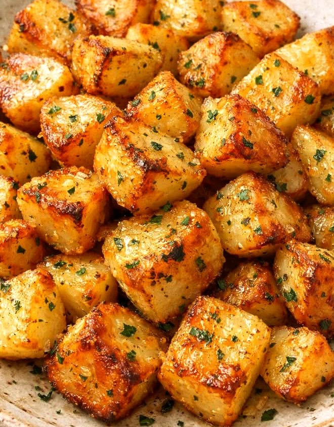 Amish-Style Oven Baked Butter Roasted Potatoes