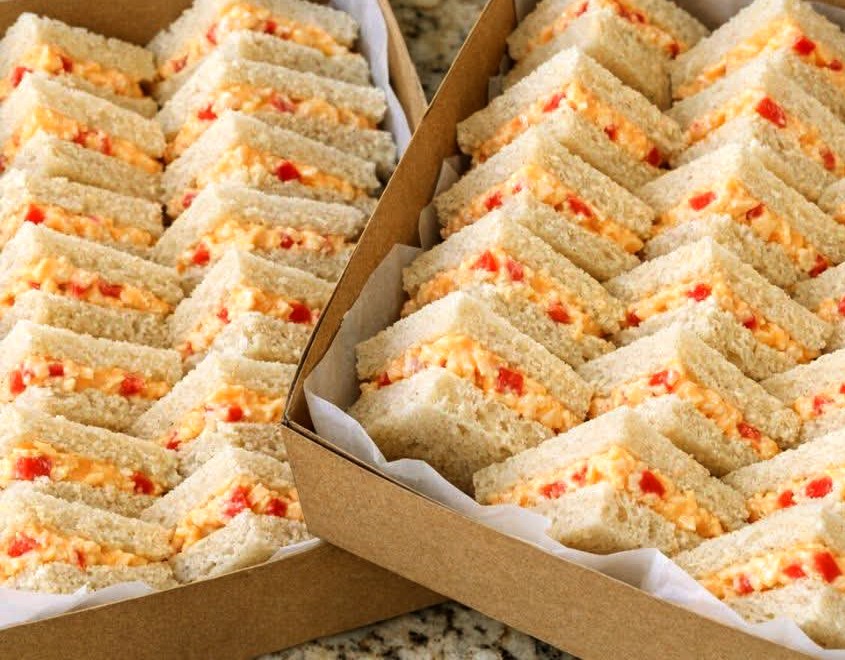 Southern pimento cheese sandwiches