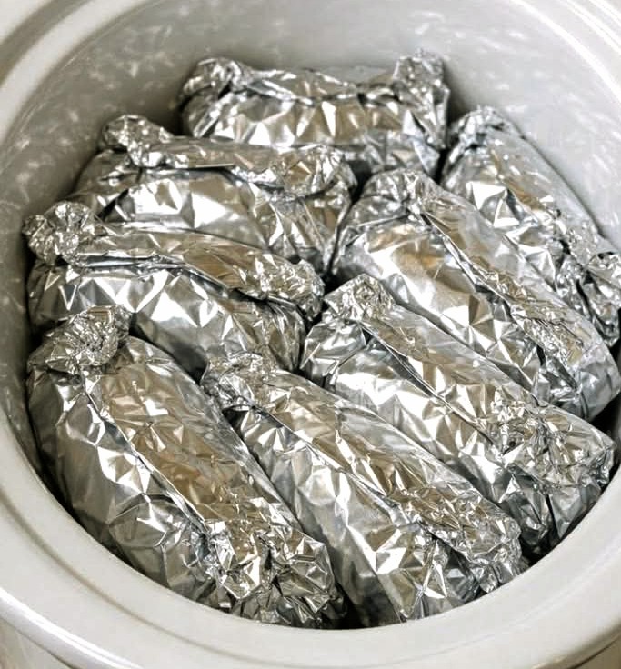 Slow Cooker Foil-Wrapped Baked Apples