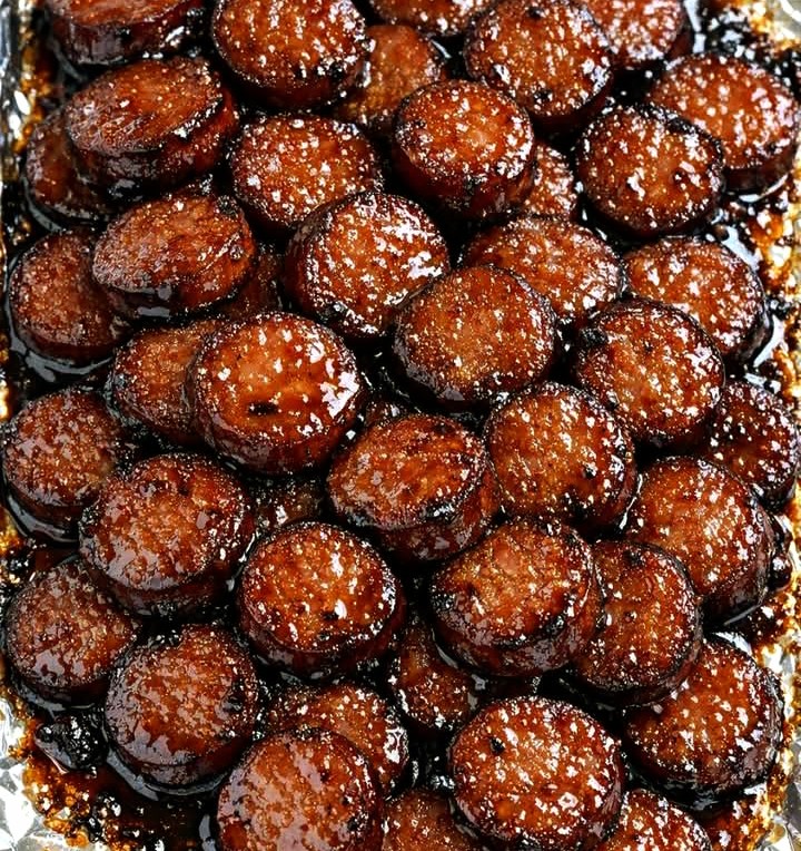 Slow Cooker 4-Ingredient Brown Sugar Kielbasa